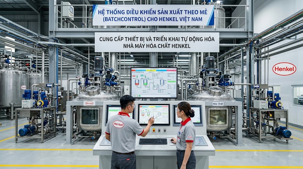 hệ thống tự động hóa, điều khiển sản xuất theo mẻ (Batch Control)